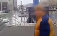 Затримано чоловіка, який осквернив ханукію у центрі Києва Затримано чоловіка, який осквернив ханукію у центрі Києва