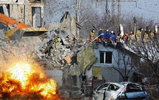 "Передові технології "ДНР": як окупанти ремонують дороги в зруйнованій Макіївці (відео)