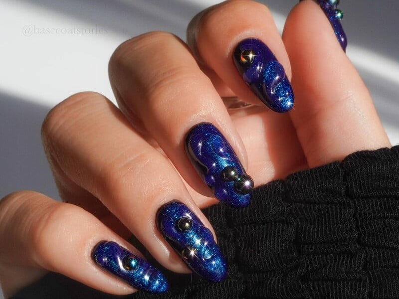 "3D-космічні нігті. Хіба це не просто диво?!" Дизайн від німецької майстрині "3D-космічні нігті. Хіба це не просто диво?!" Дизайн від німецької майстрині