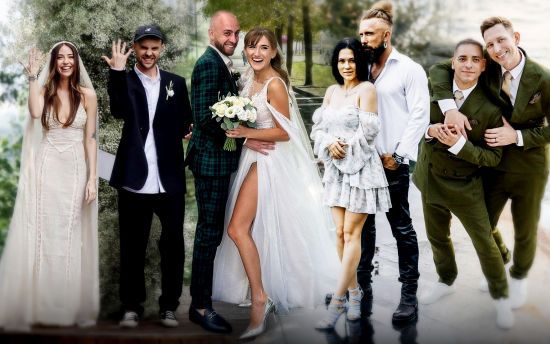 Зіркові весілля 2023: таємна церемонія Дорофєєвої і Кацуріна та одруження Суровцева з ексдружиною