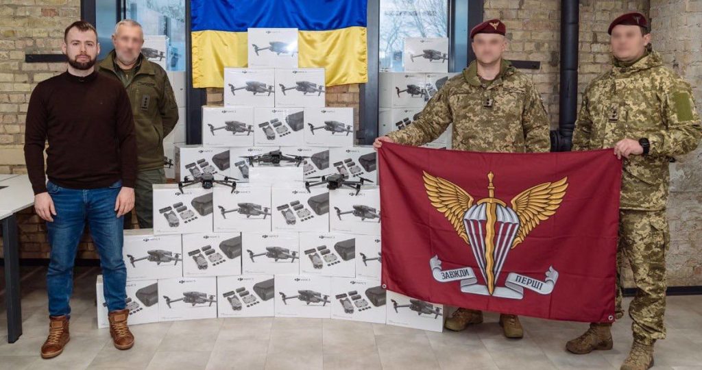 Волонтер Донатас Піскун передав ЗСУ 40 коптерів – один з найбільших донатів для "Армії дронів"