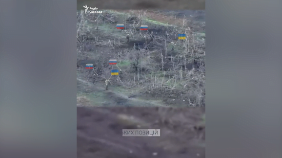 Російські окупанти використовують полонених як “живі щити”: відео ганебного “наступу”