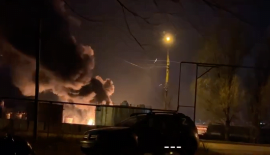 До окупованого Луганська завітали дрони з "бавовною" (фото, відео)