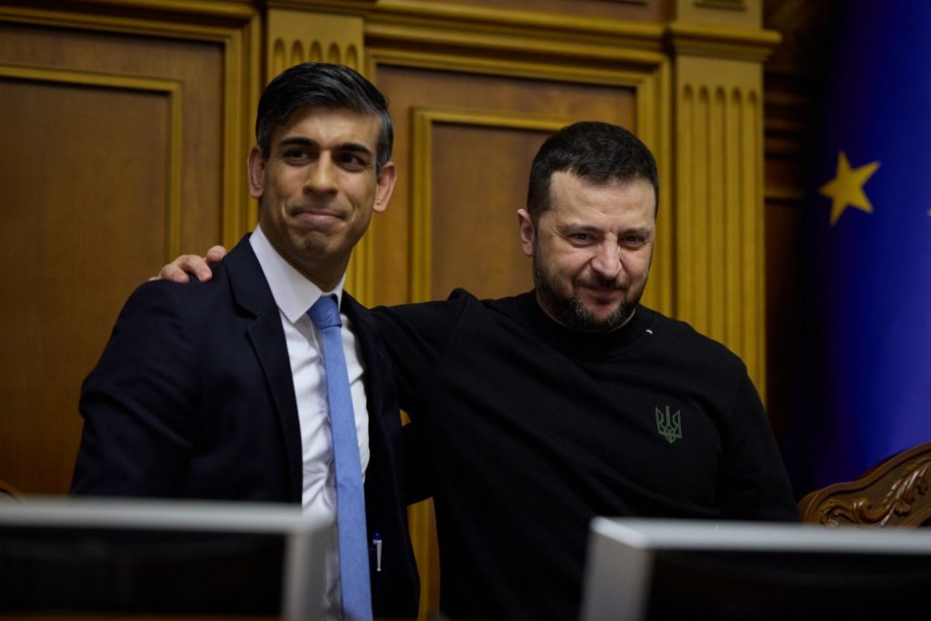 Прем’єр-міністр Великої Британії Ріші Сунак прибув з візитом до України Прем’єр-міністр Великої Британії Ріші Сунак прибув з візитом до України