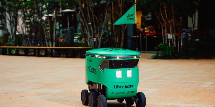 Японія стане другою країною після США, де Uber Eats запустить доставку роботами