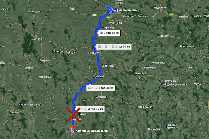 Через деформацію полотна зупинено рух потягів між Хмельницьким та Камʼянець-Подільським
