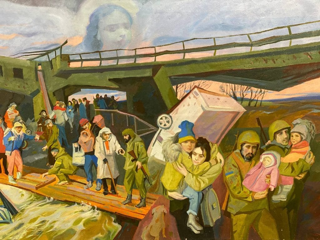 «Зі світлом на шляху»: в Історичному музеї КЗ КОР "Вишгородський історико-культурний заповідник" відкрилась виставка картин Владислава Задворського