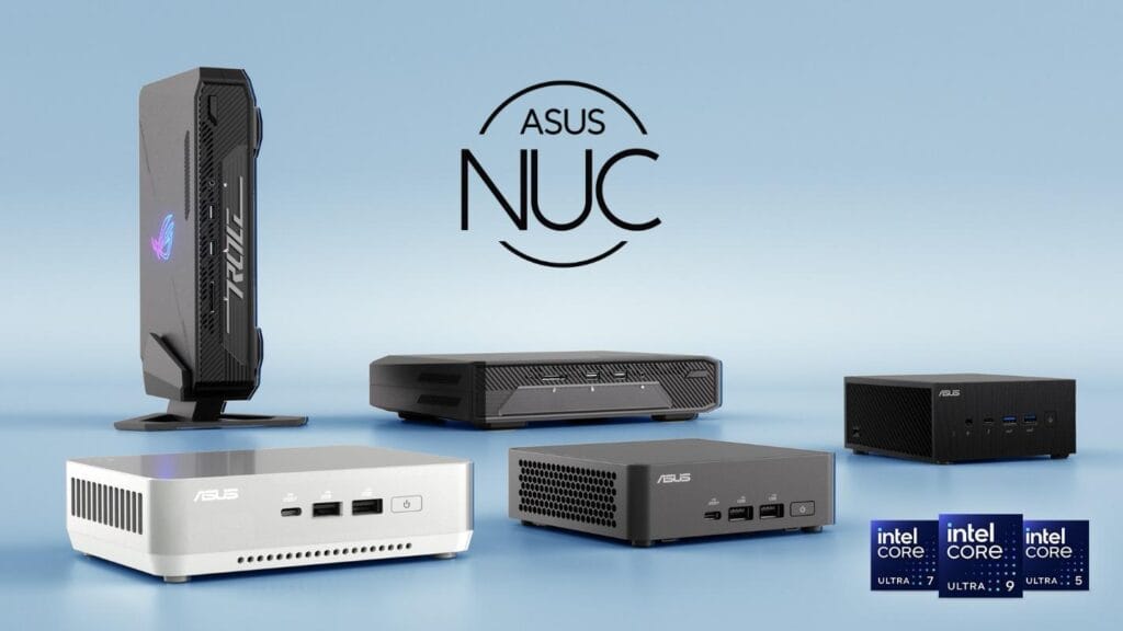 ASUS пропонує користувачам лінійку пристроїв ASUS NUC