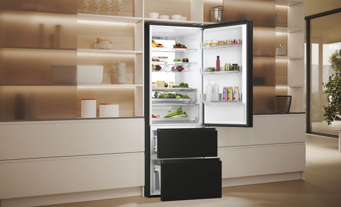 Поєднання сучасного дизайну та надійності у холодильниках Haier
