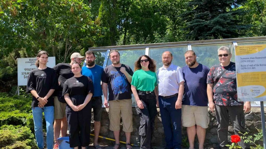 Створення цифрової 3d моделі залишків стіни храму Бориса і Гліба 11-12 ст