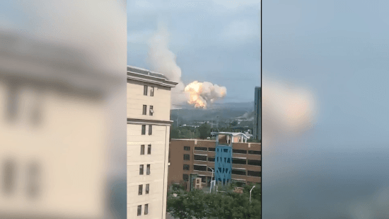 Китайська ракета вибухнула під час випробувань: видовищне відео