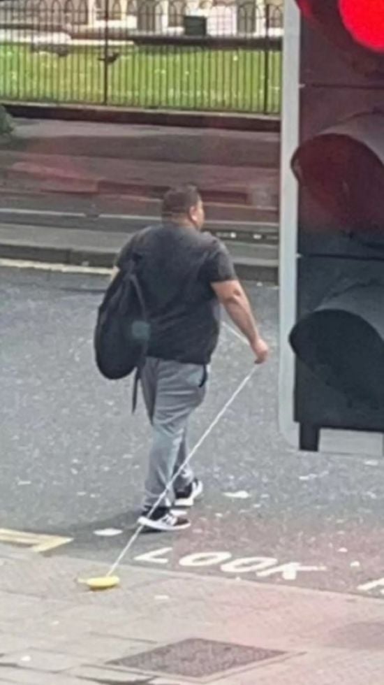 Чоловік спантеличив, вигулявши банан на повідці – фото