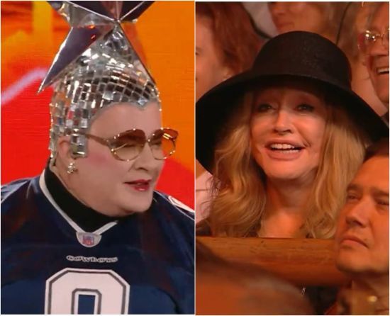 Вєрка Сердючка просто зі сцени звернулася до Алли Пугачової та зняла зірку з голови: "Раша, гудбай!"