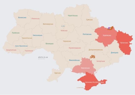 Ворог випустив безпілотники з південного напрямку