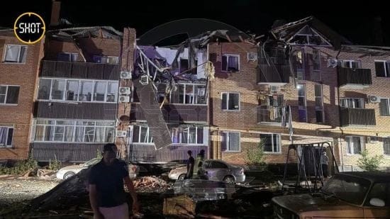 Невідомі дрони атакували Приморсько-Охтарськ у Краснодарському краї РФ