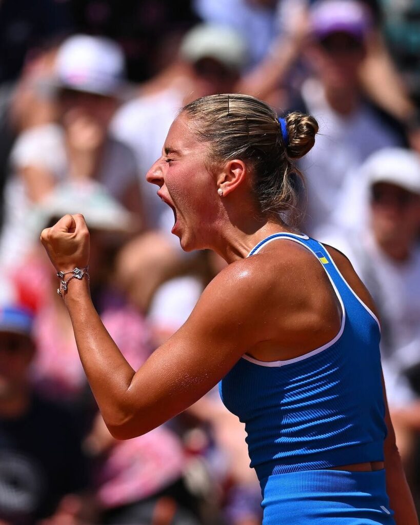 Українська тенісистка Марта Костюк вийшла у 1/4 фіналу Олімпіади