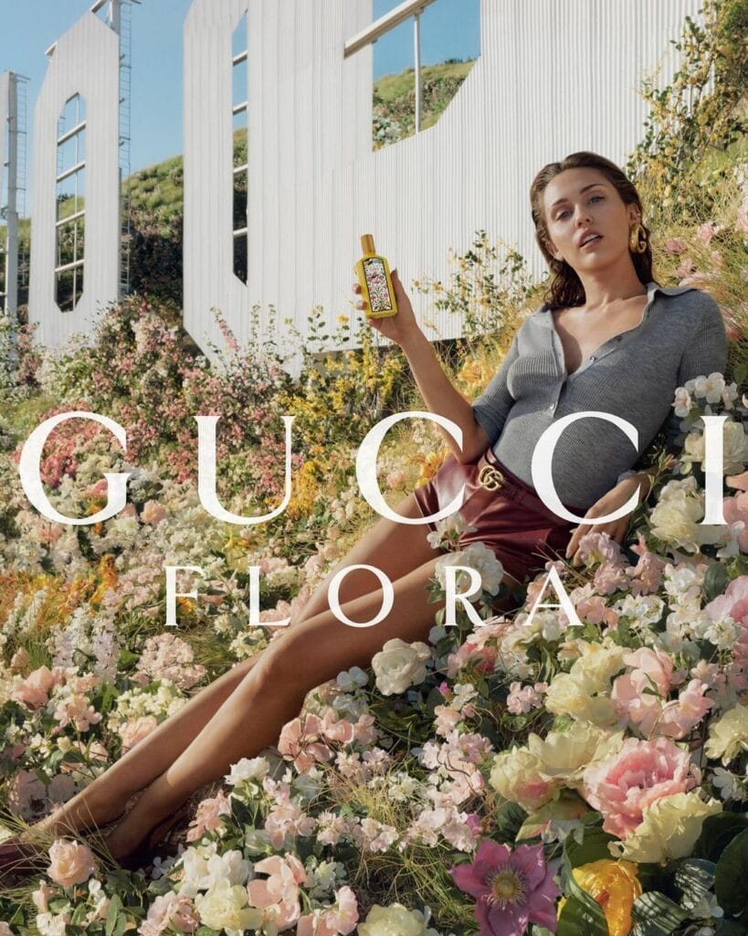 Майлі Сайрус знялась в рекламі нового аромату Gucci Flora