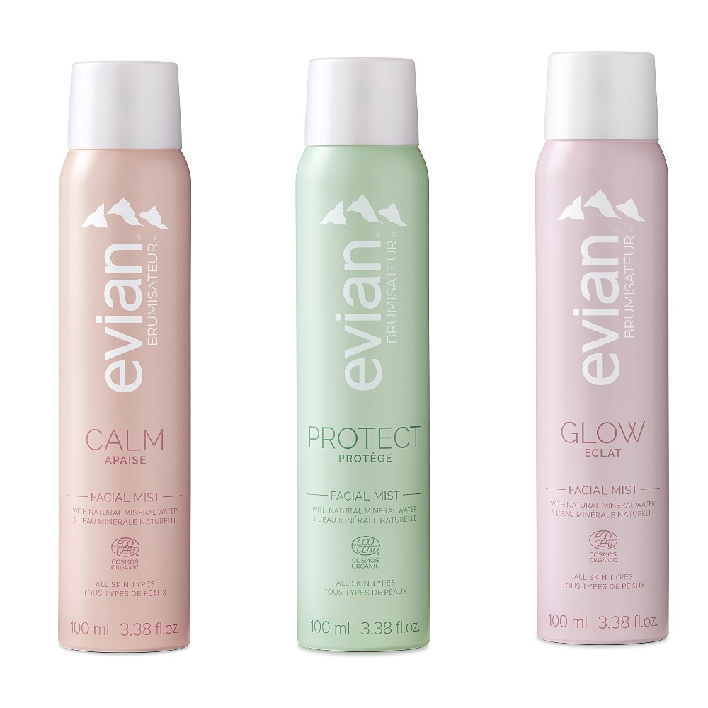 Новинка від EVIAN®: тріо містів для обличчя