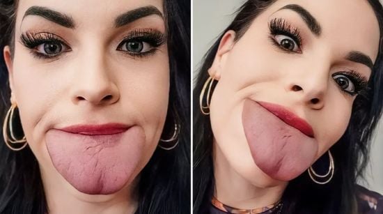 Жінка з найширшим язиком у світі: який він має вигляд (фото, відео)