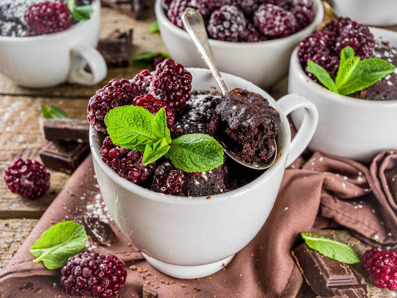 Усе разом змішали – і випікайте. Шоколадний кекс у чашці, який готується не більше ніж п'ять хвилин