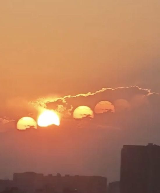 Одразу 7 сонць: Мережею ширяться фото надзвичайного явища у небі над Китаєм