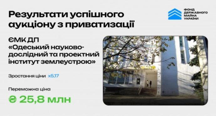 Інвестор готовий заплатити за проєктний інститут у центрі Одеси 26 мільйонів 