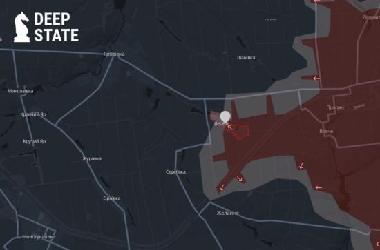 Ворог окупував Веселе: у DeepState оцінили ситуацію на Донеччині