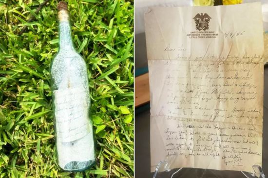 Жінка знайшла на пляжі пляшку з посланням часів Другої світової війни: що там було написано (фото)