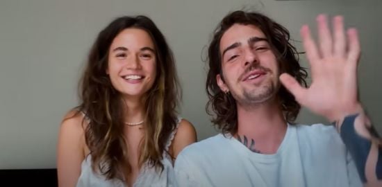 Даша Кацуріна показала, як з коханим Дантесом вони відвели її доньку та сина до школи й садку