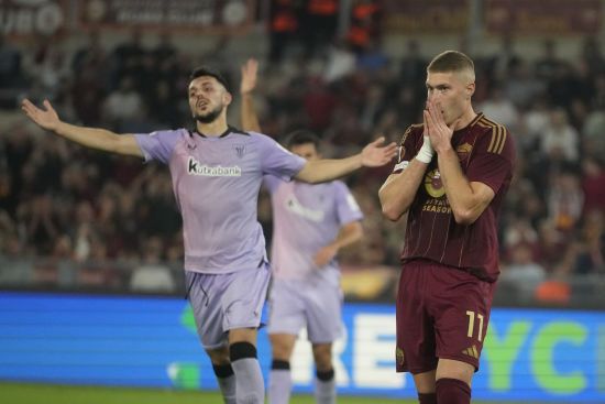 Гол Довбика не допоміг "Ромі" обіграти "Атлетик" у матчі першого туру Ліги Європи (відео)