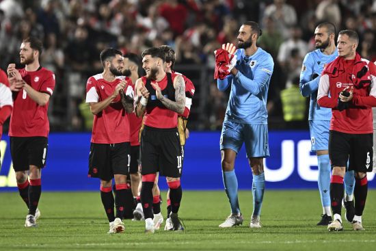 Збірна Грузії обіграла Албанію та одноосібно очолила групу збірної України в Лізі націй (відео)