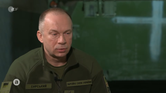 Сирський оприлюднив п'ять цілей операції ЗСУ в Курській області