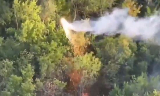 ЗСУ показали роботу дронів із термітною сумішшю по ворогові (відео)