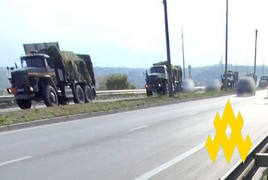 Росіяни перекидають військову техніку морської піхоти до Курської області — "АТЕШ" (фото) Росіяни перекидають військову техніку морської піхоти до Курської області — "АТЕШ" (фото)