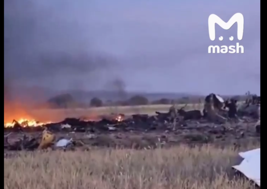 У Судані збили вантажний літак Іл-76 із росіянами на борту (відео)