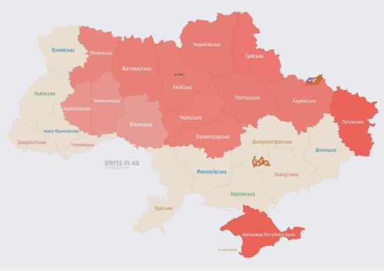 Росіяни атакували Україну ударними безпілотника: названа траекторію руху.