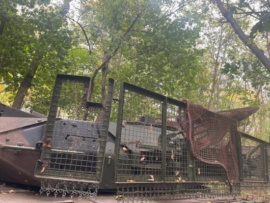 «Сталевий фронт» захищає Leopard: нові екрани для танків на передовій «Сталевий фронт» захищає Leopard: нові екрани для танків на передовій