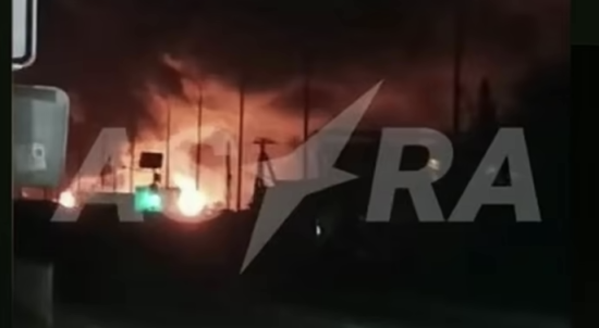 У тимчасово окупованій Феодосії спалахнула нафтобаза