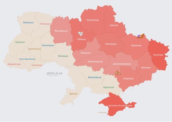 Україну атакували ворожі безпілотники: названо напрямок руху