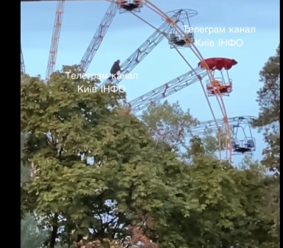 У Києві чоловік "захопив" оглядове колесо: чим усе закінчилося і чого вимагав