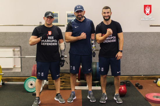 "Серце Азовсталі" стало ветеранським партнером Федерації Стронгмену України на міжнародних змаганнях в Мадриді "Серце Азовсталі" стало ветеранським партнером Федерації Стронгмену України на міжнародних змаганнях в Мадриді