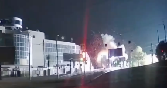 Момент "прильоту" КАБа по Харкову потрапив на відео