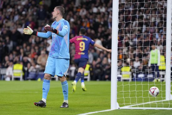 Основний воротар "Реала" звернувся до Луніна після чотирьох пропущених голів в Ель Класико