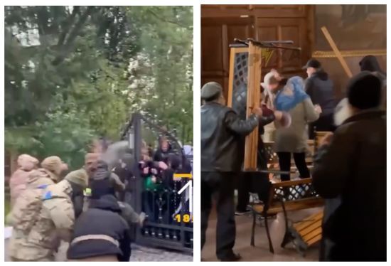 У Черкасах прихильники МП штурмують найбільший православний храм України