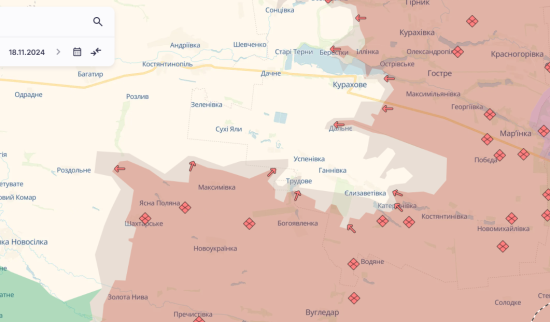 РФ залишилося 5,5 км до закриття котла на південь від Курахового – аналітик BILD