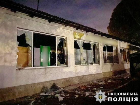 Через атаку на Київщині є пошкодження: поліція показала фото