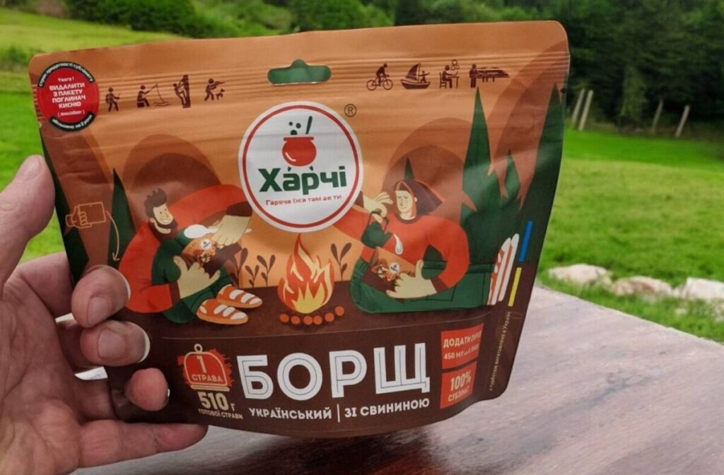 В Україні з'явилася нова лінійка сублімованих страв – готувати можна просто в пакеті