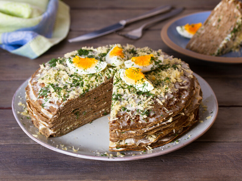 Приготуйте вдома цей неймовірно смачний печінковий торт. Рецепт