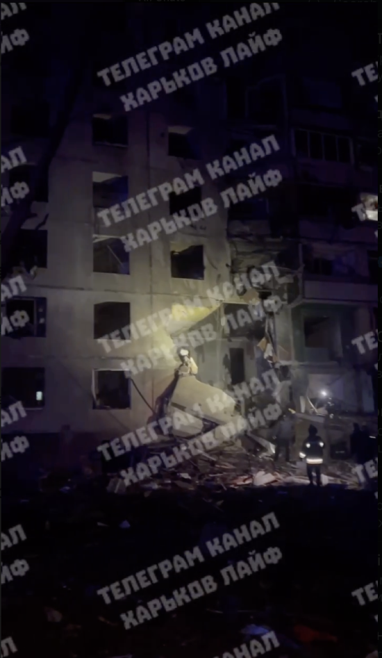 У салтівській багатоповерхівці у Харкові унаслідок удару КАБу постраждало 13 осіб