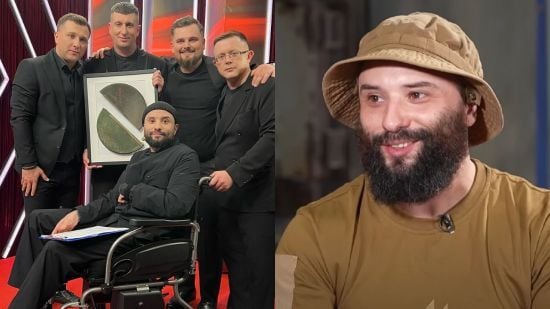 Віктор Розовий вперше після тяжкого поранення голови на фронті повернувся на "Лігу Сміху"